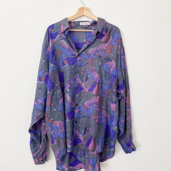 Vintage enrico Pazzi silk shirt - Picture 3 of 6